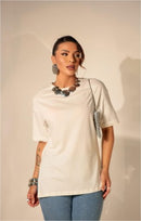 T-Shirt ISA com Fenda Lateral